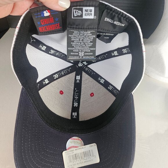 New Era 39 Red, White, Navy Silver Los Angeles Angels of Anaheim Collection Cap - Picture 8 of 11